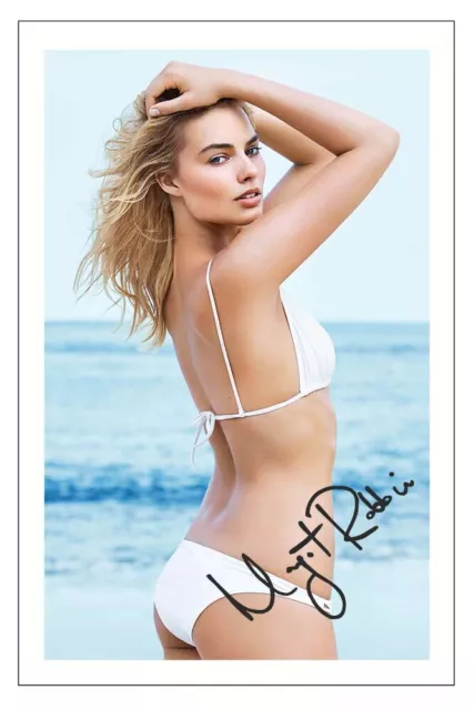 Margot Robbie Signed Autograph Photo Print