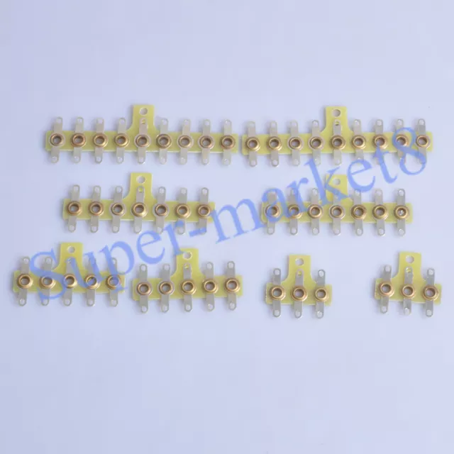 8pcs Terminal Tag Strip 3 5 7 9Lug Turret Board FR4 Brass Guitar Tube Amp DIY