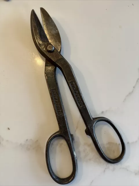 Vintage 12” Sheet Metal Tin Snips Shears - Drop Forged