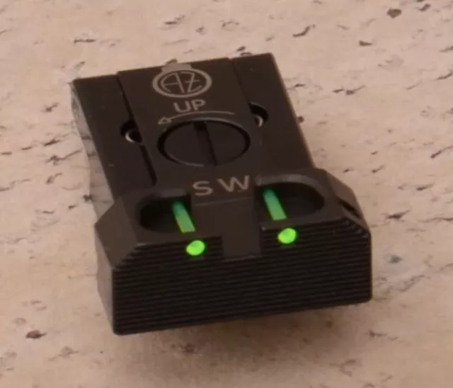 CZ 75 SP-01 Shadow CZ Shadow 2 Adjustable Rear Sight with fiber optics. Green