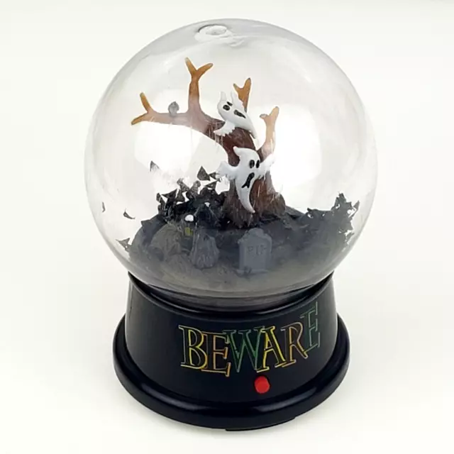 2012 - Gemmy - 6" Halloween Globe - Beware Cemetery Graveyard Ghosts Bat Tornado 2012 - Gemmy - 6" Halloween Globe - Beware Cemetery Graveyard Ghosts Bat Tornado