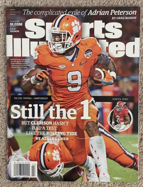 Sports Illustrated 2016 Wayne Gallman Clemson Tigers College Football-No Label