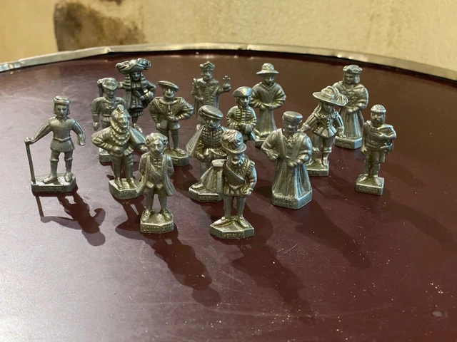 Lot de 15 figurines les Rois de France en plomb Edition Atlas/Atlas starlux