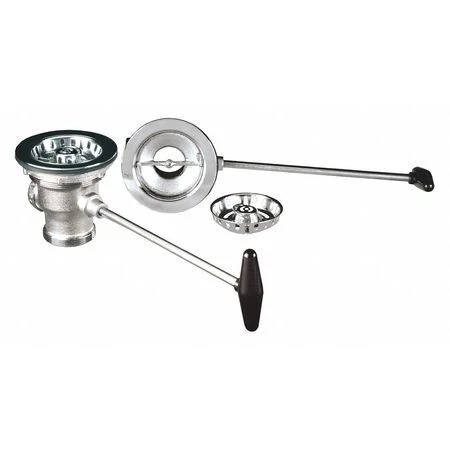 Encore Dbn-8000 2" X 1/2" Pipe Dia., Cast Bronze, Crumb Cup, Rotary Handle