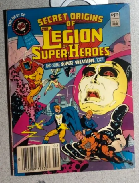 DC  COMICS DIGEST #33 (1983) Secret Origins of the Legion VG+/FINE-