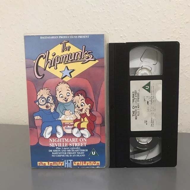 THE CHIPMUNKS VHS Video - Nightmare On Seville Street - Alvin And The