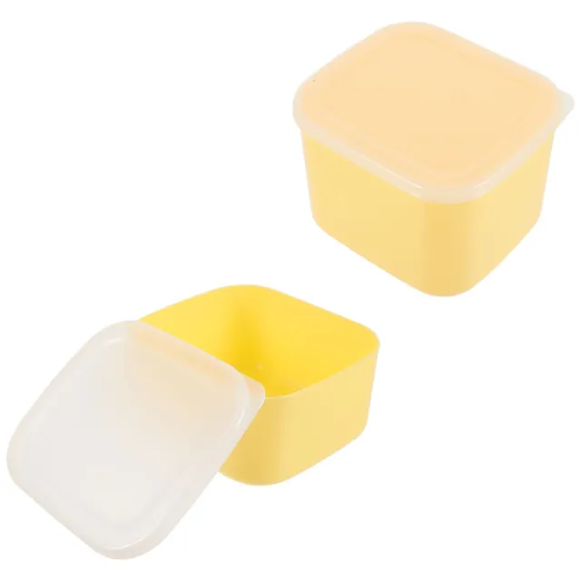 4 Pcs Käse Knuspriger Halter Für Butterdosen Aufbewahrungskiste Kühlschrank