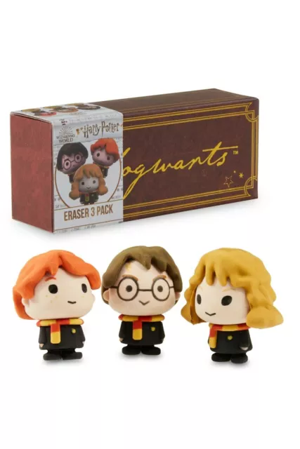 Harry Potter Enfant Gommes En Caoutchouc Lot De 3 Mini Figurines Collectionner 2