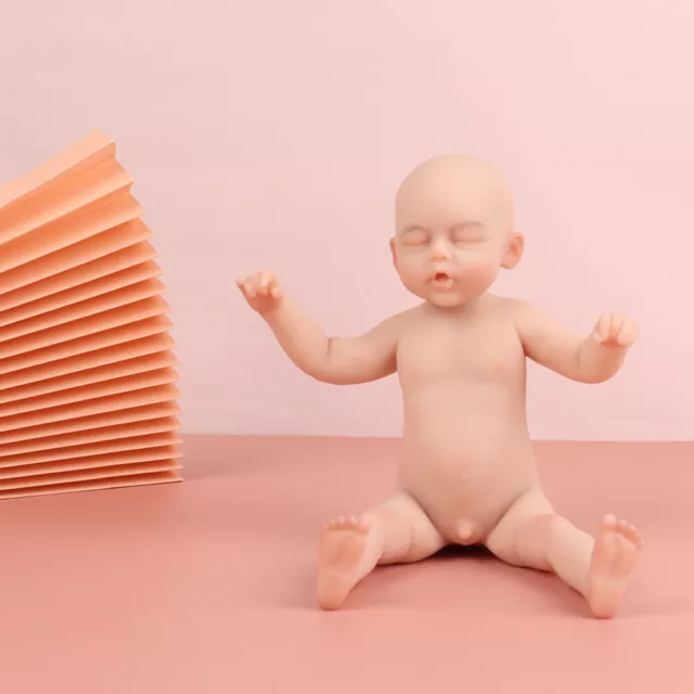 Silikon Baby Puppen Mini Junge Ganzkörper 9,85 Zoll Reborn Lebensecht Geschenk