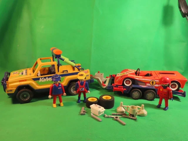 playmobil lot véhicules, voiture de course