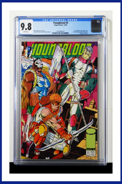 Youngblood #0 CGC Graded 9.8 Image December 1992 Wraparound Cover Comic Book