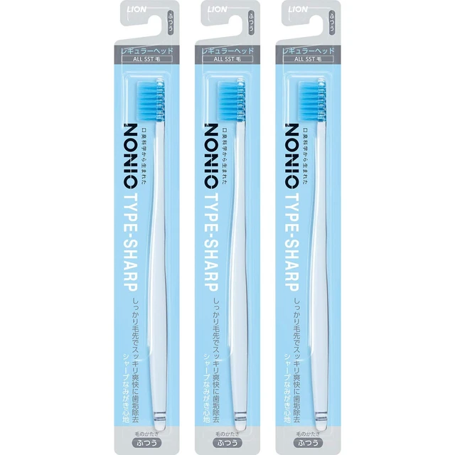 NONIO Toothbrush TYPE-SHARP Normal set 3(Color cannot be selected)