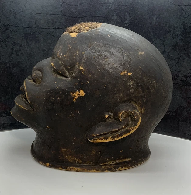 Traditional African Makonde Lipico Helmet Mask 2
