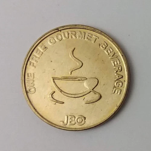 Java Brew Collection JBC Coffee Machine Vending Token 24mm