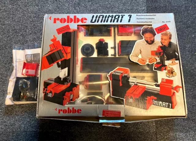 ROBBE Unimat Metall Maschinenbaukasten Rariät 1990 Sammlerstück Selten!