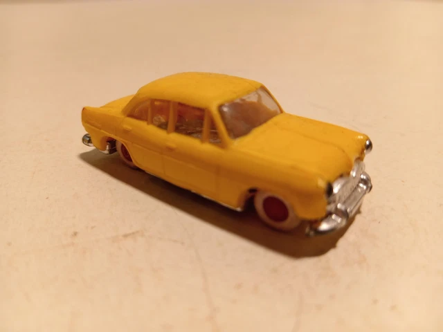 Micro Voiture NOREV 1:86 Simca Versailles – Jaune, Collection, Avec Boîtier, Made In France
