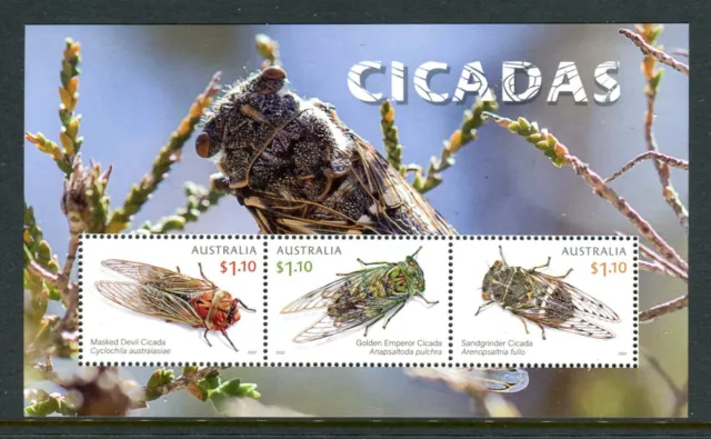 2022 Cicadas MUH Mini Sheet