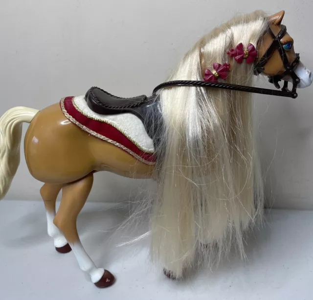 Vintage 1998 Barbie Walking Beauty Horse Battery Op Working Tested