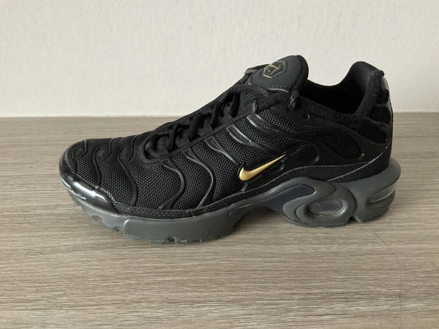 NIKE TN AIR TUNED Trainers Black Gold UK4 EU36.5 Great Condition