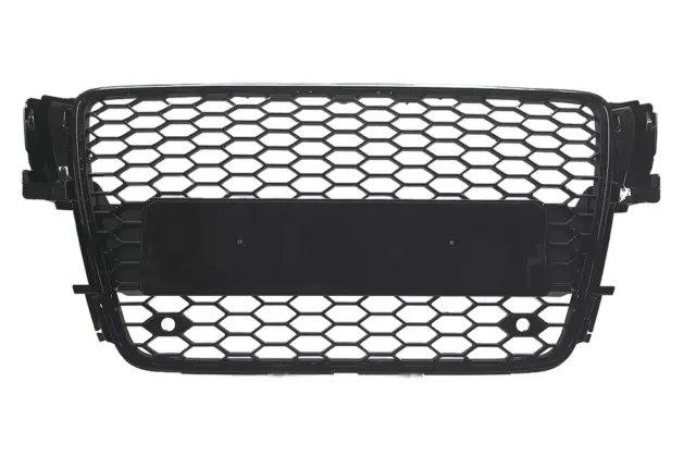 Pour Audi A5 8T B8 Calandre Grille Noir Brillant Nid Abeille Sans Sigle 07-11