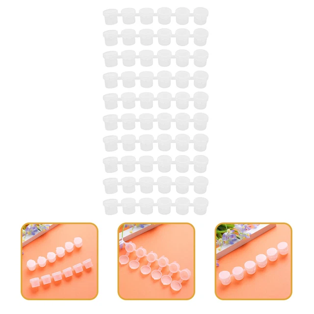 10 Pcs Pittura Ad Acquerello Mini Tazza Pittura Contenitore Trasparente