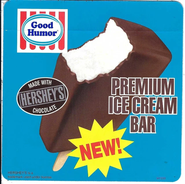 GOOD HUMOR ICE Cream Bar RWB Logo Ice Cream Truck Sticker FREE SHIPPING