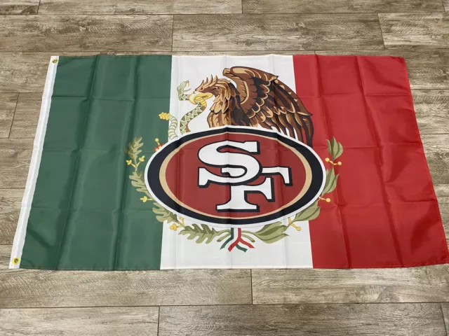 San Francisco 49ers Familia Huelga Flag 3' x 5' Quest For 6 Red