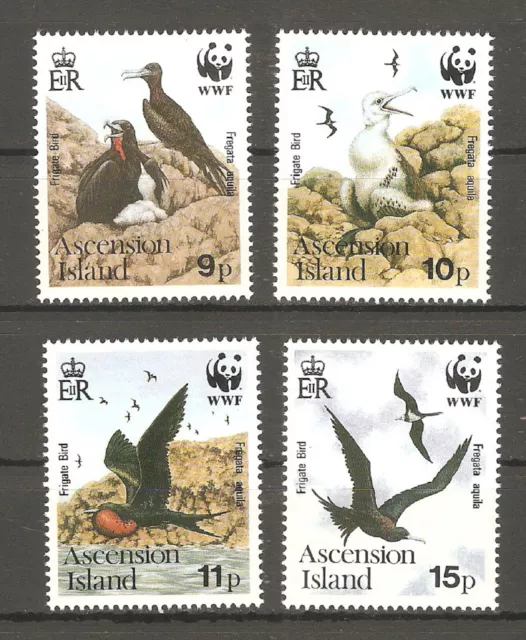 Vögel WWF 1990 Ascension 521/524 postfrisch