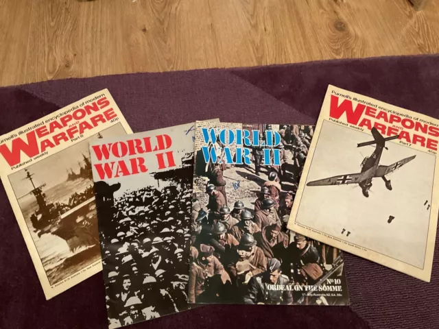 Job lot of World War II Magazines - Issues 31 to 34