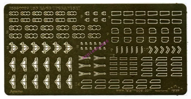 Five star 1/350 FS350097 Modern US Navy EA-6B  Prowler Upgrade Set (for 6 set)