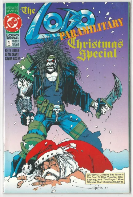 1991 DC - Lobo Paramilitary Christmas # 1 - High Grade Copy