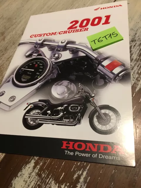 Honda gamme moto 2001 prospectus catalogue brochure publicité en hollandais