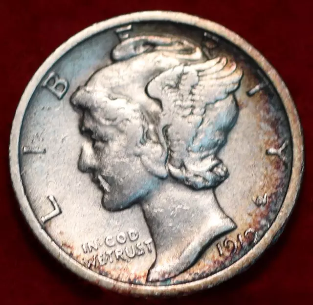 1919-S San Francisco Mint Silver Mercury Dime