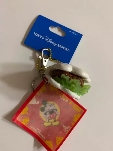 Tokyo Disney Resort  Mickey Mouse Miniature  Pao Sandwich  Keychain hamburger