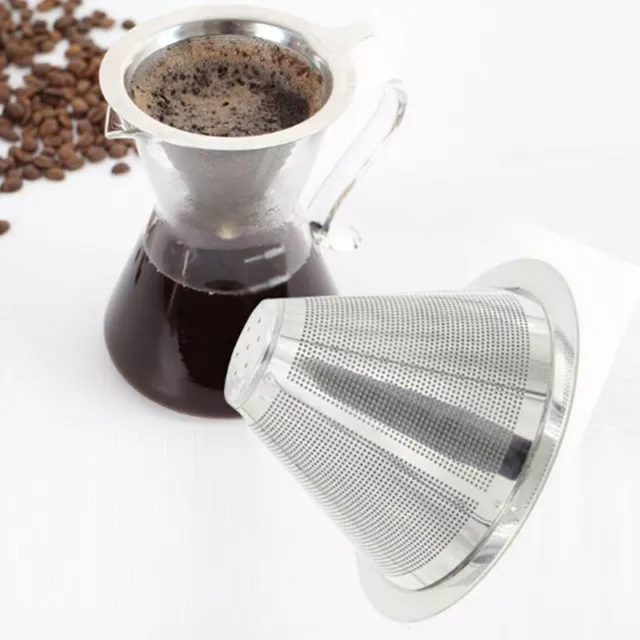 1* Kaffeefilter Kaffeesieb Aus Edelstahl Schicht Mesh Metallsieb Filtertüte