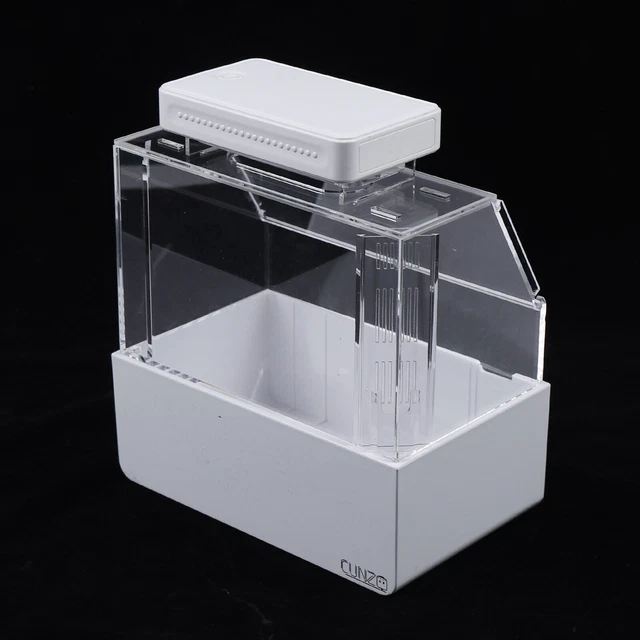 Betta Fish Tank Amphibious Pets Desktop Mini Fish Tank W/ Water Filter LED Light 7