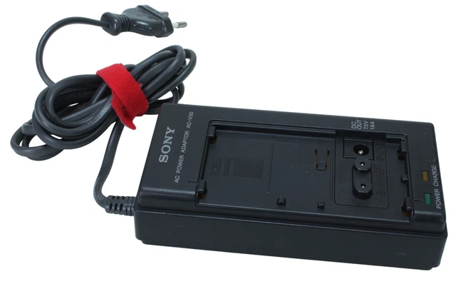 Chargeur Sony AC-VQV10 – Pour Batteries InfoLITHIUM Séries V/H/P, Charge Rapide