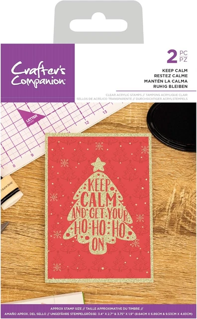 - Clear Acrylic Stamps - Keep Calm