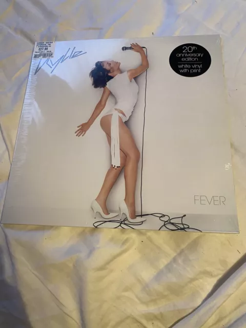 Kylie Minogue - Fever 20th Anniversary Ltd White Vinyl & Print New Sealed NAD21