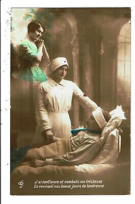 CPA - Carte Postale-Militaria- Militaire blessé à l'hôpital  en 1915 VM5484