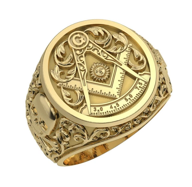 Bague hotsell maçonnique réversible