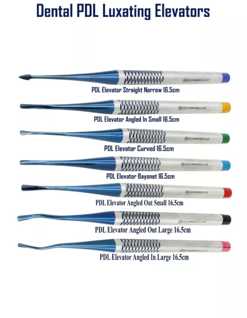 Implant Dentaire Proximators Pdl Luxant Elévateurs Set 7 Chirurgie Instruments