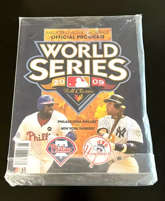 2009 World Series Program Mint Condition Yankees, Phillies Magazine.