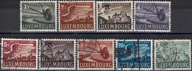 Luxemburg Luxembourg 1949 Weltpostverein UPU Satz gestempelt O KW:45€