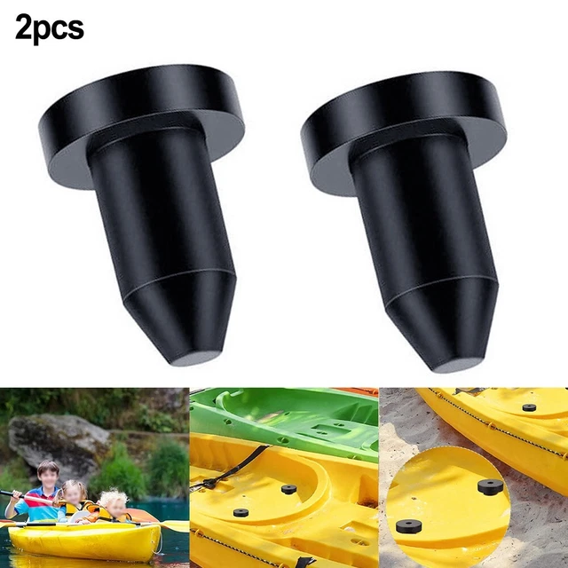 NOLITOY 2 Bouchons De Vidange En Inox Pour Kayak, Canoë – 6x3,2x2,8 Cm – Durable, étanche, Facile à Installer