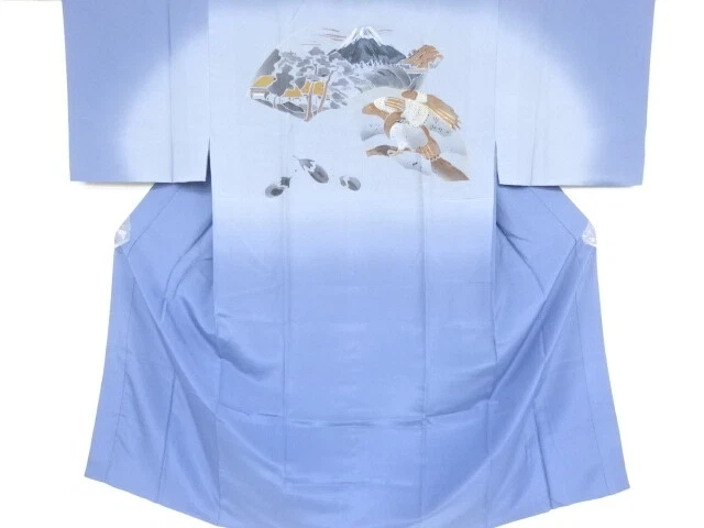 09110# Japanese Kimono / Antique Mens Juban / Hatsuyume Pattern