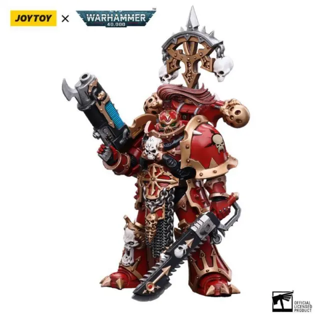 Warhammer 40k 1/18 Chaos Space Marines Crimson Slaughter Brother Karvult JOYTOY