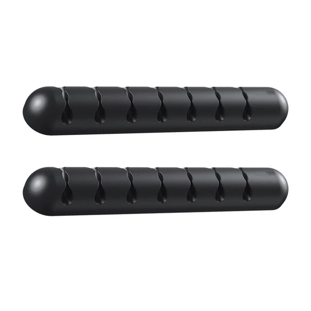 2 pièces Supports de cordon adhésifs Boîte organisateur de cordon