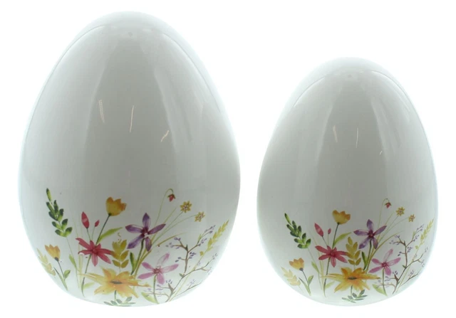 Salvare Set 2x Ei " Blumenwiese ",2er Set,Fiori Decorazione Tavolo Abitare 2