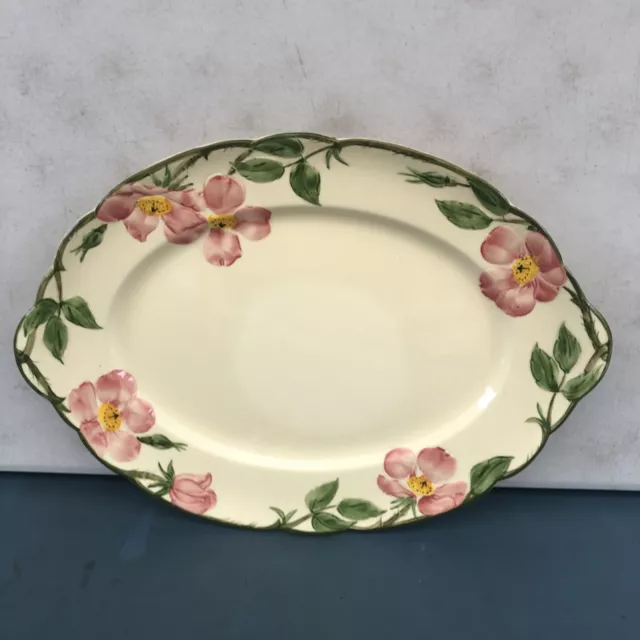 Vintage Franciscan Desert Rose Serving Platter Plate Dish Made In USA 14"